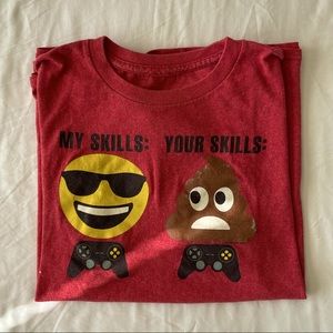 FUN RED GAMING SHIRT